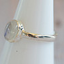 Moonstone rainbow ring silver Ag 925 MIX90