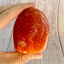 Calcite orange polished large freeform Madagascar 10