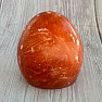 Calcite orange polished large freeform Madagascar 11