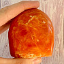 Calcite orange polished large freeform Madagascar 6