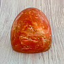 Calcite orange polished large freeform Madagascar 7