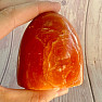 Calcite orange polished large freeform Madagascar 7
