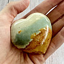 Jasper polychrome heart Madagascar 15