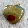 Jasper polychrome heart Madagascar 17
