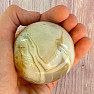 Agate gray polished ball Madagascar 10