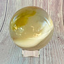 Agate gray polished ball Madagascar 11