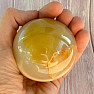 Agate gray polished ball Madagascar 11