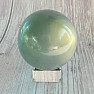 Agate gray polished ball Madagascar 13