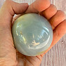 Agate gray polished ball Madagascar 13