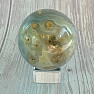 Agate gray polished ball Madagascar 15