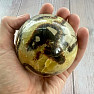 Septaria polished ball Madagascar 22