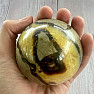 Septaria polished ball Madagascar 23