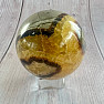 Septaria polished ball Madagascar 28