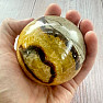 Septaria polished ball Madagascar 28
