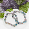 Morganite - beryl pink emerald bracelet cut