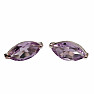 Amethyst cut earrings silver Ag 925 MP-316E