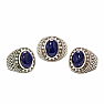 1001 Men&#39;s silver ring with Lapis lazuli