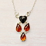 Amber necklace silver Ag 925 N4056