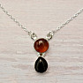 Amber necklace silver Ag 925 N5387