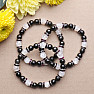 Black crystal bracelet RB Design 76