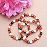 Tiger eye, carnelian and howlit bead bracelet RB Design 103