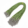 Waxed cord olive color 45 cm