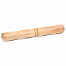 Decorated wooden mallet for singing bowls 19 cm