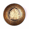 Tibetan bronze singing bowl Shiva 22 cm
