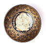 Tibetan bronze singing bowl Lakshmi 23 cm