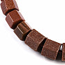 Aventurine sun necklace made of cut beads
