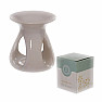 Aroma lamp ceramic white Drop