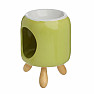 Aroma lamp ceramic Green cylinder