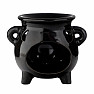 Aroma lamp ceramic Black kettle