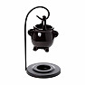 Aroma lamp made of bone china Hanging kettle black