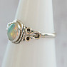 Ethiopian opal ring silver Ag 925 45858