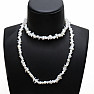 Mother of pearl necklace, chopped