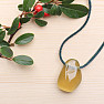 Prasiolite pendant drilled AA quality