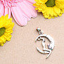 Pendant of Selene moon goddess silver Ag 925