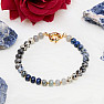 Lapis lazuli bracelet mix of semi-precious stones