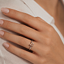 Silver ring with citrine