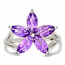Amethyst ring silver Ag 925 R5066A