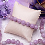 Kunzite bead bracelet A quality 12 mm