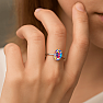 Silver ring with topaz MYSTIC MERCURY RBC-305-MMT