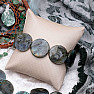 Labradorite bracelet made of cut discs RB Design 213