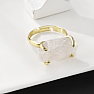 Ring for a witch Raw crystal