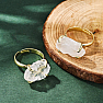 Ring for a witch Raw crystal