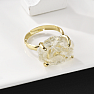 Ring for the witch Lemon quartz