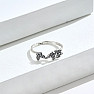 Three Butterflies Silver Ring