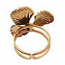 Gold-plated witch ring Shamrock