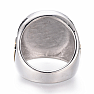 Men's steel ring Valknut